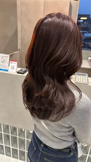 ロング カラー 川瀬 加奈のヘアスタイル