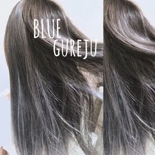 ロング カラー パーマ ヘアアレンジ 【ツヤ髪美容師】 ツダケイスケのヘアスタイル