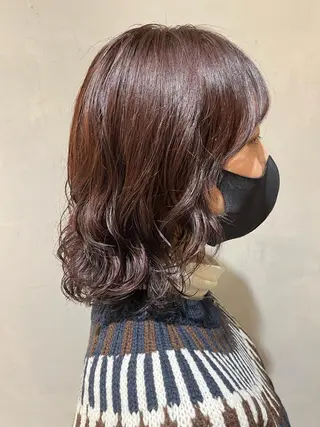 ミディアム カラー TSUKADA MIYUKIのヘアスタイル