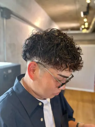 ショート パーマ メンズ ✂︎メンズ特化✂︎ 竹内貴則のヘアスタイル