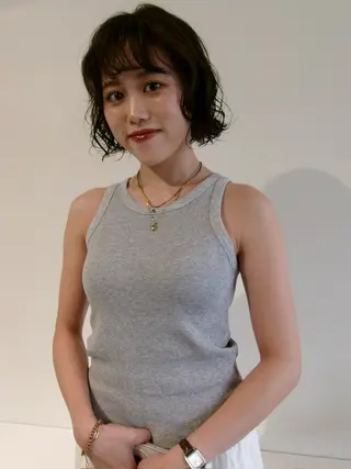 ミディアム パーマ ANY/ Nanaのヘアスタイル