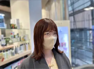 パーマ クロスパーマ/うる艶 カラー/Kurumiのヘアスタイル