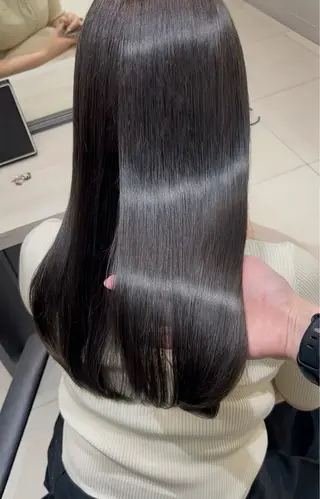 ロング Euphoria新宿店所属・新宿/透明感カラー 縮毛矯正/SHOKIのヘアスタイル