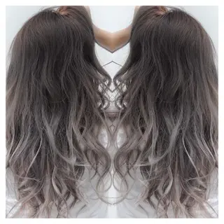 セミロング ロング カラー biscohair 髪にドラマを。のヘアスタイル