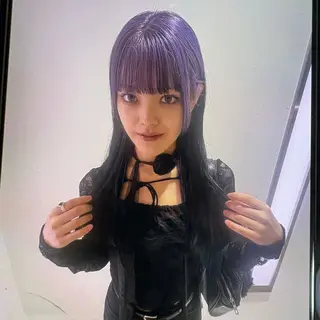 ロング カラー デザインカラー/ハイ トーン/konomiのヘアスタイル