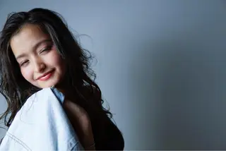 ミディアム セミロング ロング パーマ 髪質改善、エクステ 山口卓哉のヘアスタイル