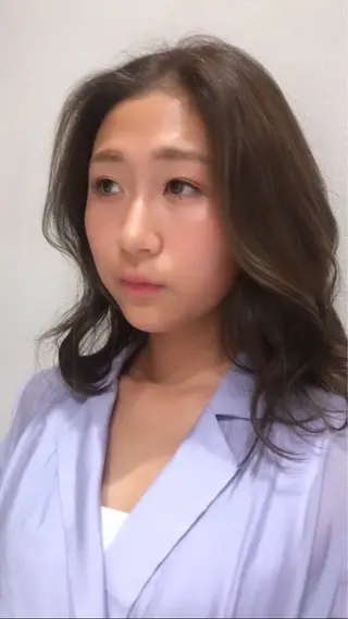 ミディアム カラー 🎀縮毛矯正/ボブ /渋谷/MIKI🎀のヘアスタイル