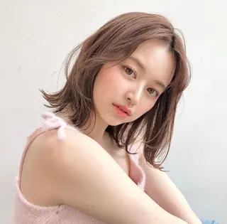 ショート カラー JYUNESU表参道所属・韓国ヘア🇰🇷🎀 透明感カラーのヘアスタイル