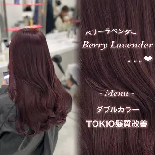 ロング カラー ブリーチなしで叶える 🍒モテ暖色🎀🪽のヘアスタイル