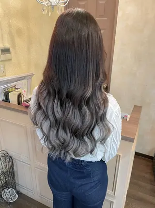 ロング ヘアアレンジ MagicMush ✴︎シールエクステのヘアスタイル