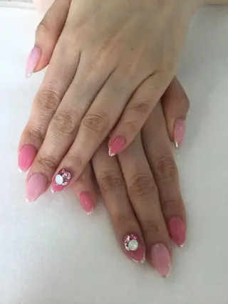 ネイル 💎🐰 saki. m 🐰💎のネイルデザイン