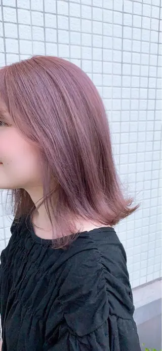 ミディアム カラー モリシュンスケ /レイヤー/髪質改善のヘアスタイル