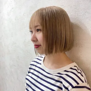 ショート カラー picasso yume/ボブカットのヘアスタイル