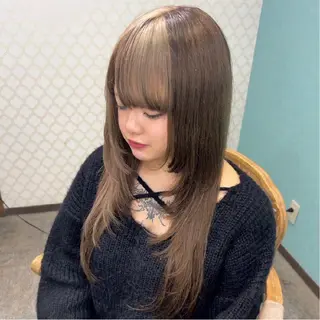 ロング 甘辛地雷☘韓国系❦ エクステNo1♡ルナのヘアスタイル