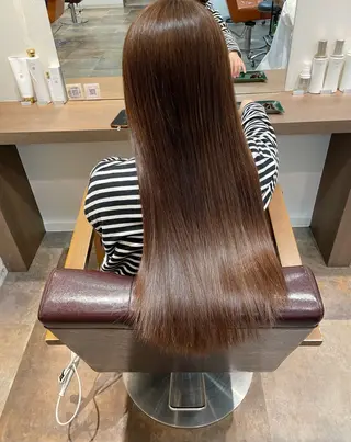 ロング カラー 韓国風🇰🇷レイヤ ーKEI🇰🇷のヘアスタイル