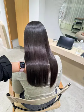 パーマ ulu名古屋栄所属・落合しほ/韓国ヘア/ 髪質改善/縮毛矯正のヘアスタイル