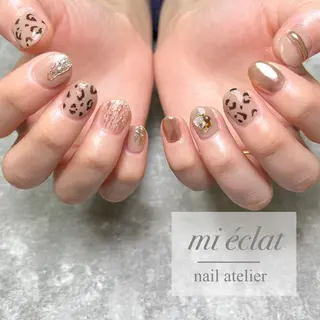 ショート mi éclat ミ　エクラのネイルデザイン