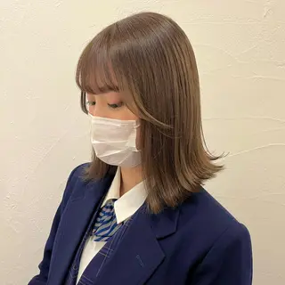 ミディアム カラー 伊藤ゆかり/髪質改善 /透明感カラーのヘアスタイル