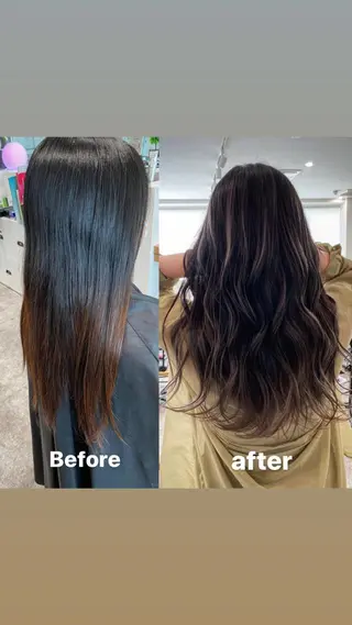 セミロング カラー JILBLAN京都 ショート/ハイライトのヘアスタイル