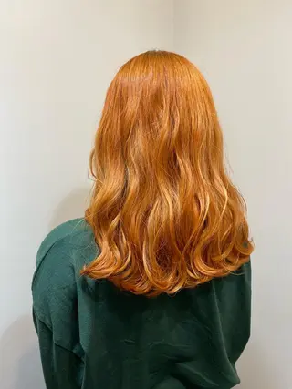 セミロング カラー 女性リピ90%🍨 🩷佐藤みずきのヘアスタイル