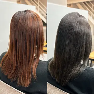 ミディアム カラー KOKUA【コクア】所属・松川優真 【髪質改善】のヘアスタイル