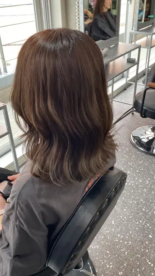 ミディアム カラー パーマ/ダブルカラー ブリーチ⭐️海斗のヘアスタイル