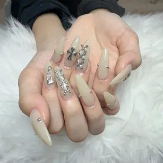 ネイル 🎀nana🫧 ワンホンネイル🎀のネイルデザイン