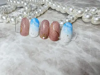 ネイル (∩_∩)ミモネイル /eyelashのネイルデザイン