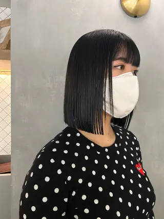 ミディアム 🦖ミニボブ/ボブ /MOEKA🦕のヘアスタイル