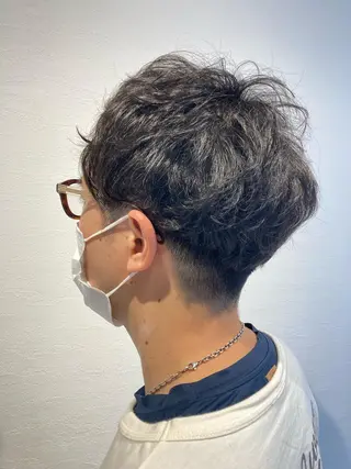 ショート パーマ メンズ メンズ特化💥荻窪 No.1柴田憲秀のヘアスタイル