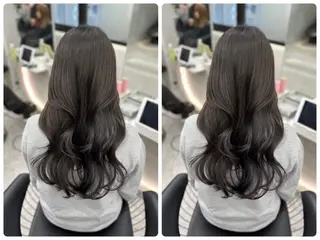 ロング カラー ✨韓国レイヤー/ハッ シュ/✨山下　遥のヘアスタイル