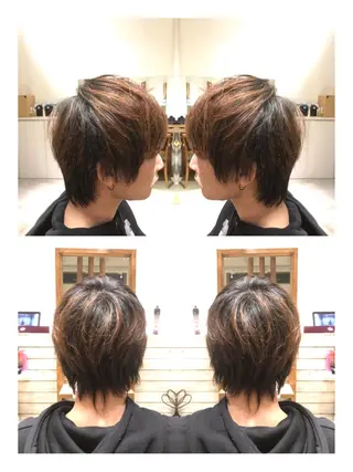 ショート メンズ Emerge武蔵小杉所属・/本物の髪質改善/ 古川新のヘアスタイル