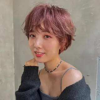 ショート カラー ⚜️ブリーチ× 透明感✨Hayatoのヘアスタイル