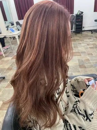 ロング カラー アンフィーヘアー所属・amphihair 高橋祐也のヘアスタイル