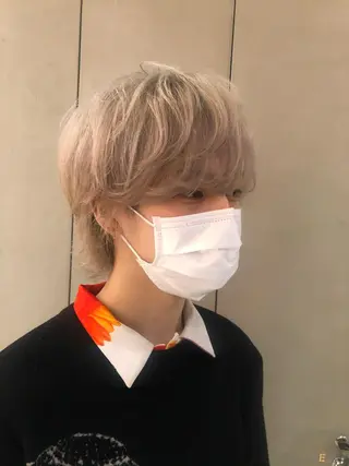 ショート カラー メンズ 古屋 花織のヘアスタイル