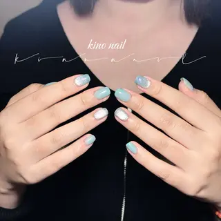 ショート カラー LI XINLUのネイルデザイン