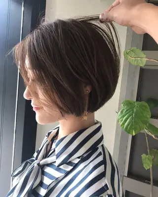 ショート ブリーチなし/透明感 /ショート/大世のヘアスタイル