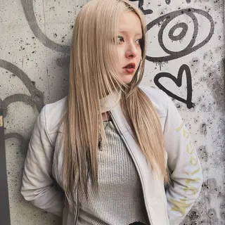 ミディアム カラー レイヤー専門家 ダブルカラー修のヘアスタイル