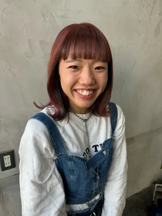 カラー MaisonHALU 松浦光咲のヘアスタイル