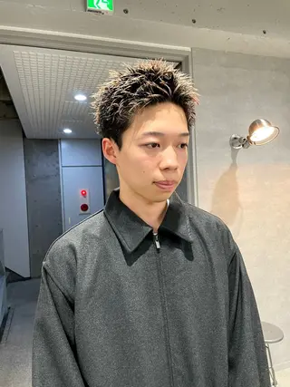 ショート カラー メンズ トレンド🔥メンズ 特化⚡️網野裕希のヘアスタイル