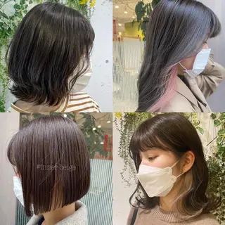 カラー 韓・中華美女ヘア 🇰🇷×🇨🇳のヘアスタイル