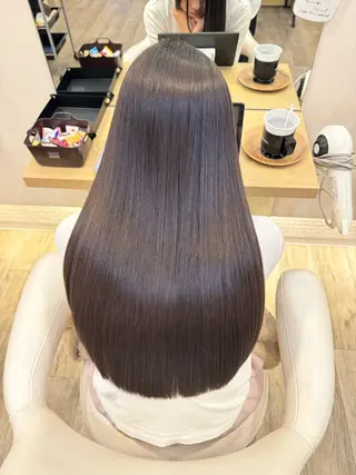 ロング 中川 真帆のヘアスタイル
