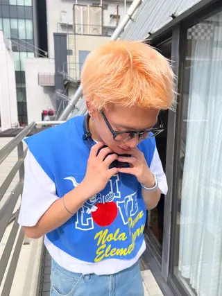 カラー メンズ nendo_hair所属・ハイトーン/ボブ 🎀sonokaのヘアスタイル