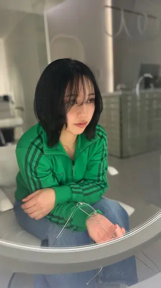 カラー ANN GAGAのヘアスタイル