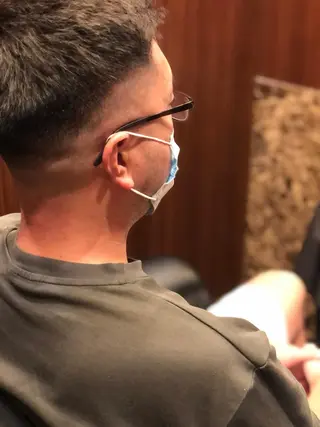 ショート ヒロ銀座バーバーショップ難波店所属・縮毛矯正/パーマ 宮河 惇💈のヘアスタイル