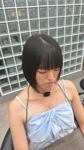 ミディアム 髪質改善縮毛矯正 リピートNo.1米倉のヘアスタイル