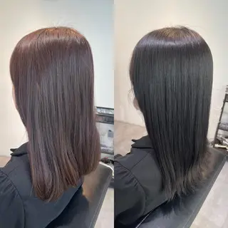 セミロング カラー FORTE表参道所属・🥀武藤 后花🥀のヘアスタイル