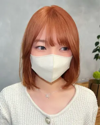 ショート おしゃれボブ/暖色 カラー🧶いろはのヘアスタイル