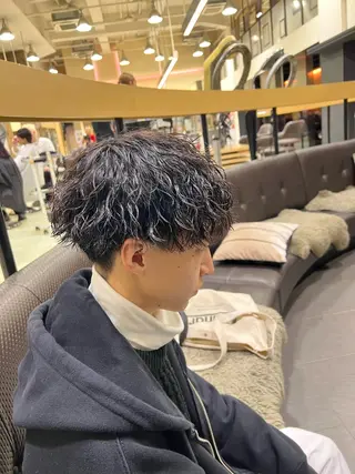 パーマ メンズ メンズカット松戸/韓 国/メンズパーマ航太のヘアスタイル