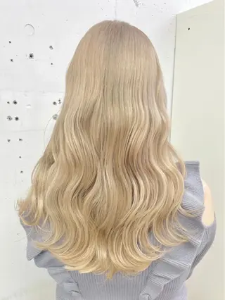 ロング カラー ザクザクレイヤー 🍀/ブリーチ/小田のヘアスタイル